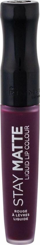 Rimmel London Stay Matte Liquid Lip Colour - Midnight - Burgundy / Plum 3 Rimmel London Stay Matte Liquid Lip Colour - Midnight - Burgundy / Plum - Afbeelding 3