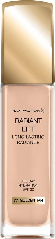 Max Factor Radiant Lift FD - 77 Golden Tan 1 Max Factor Radiant Lift FD - 77 Golden Tan