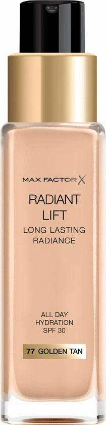 Max Factor Radiant Lift FD - 77 Golden Tan 3 Max Factor Radiant Lift FD - 77 Golden Tan - Afbeelding 3