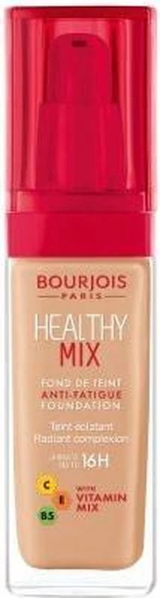 Bourjois Healthy Mix Foundation - 55 Dark Beige 10 Bourjois Healthy Mix Foundation - 55 Dark Beige - Afbeelding 10