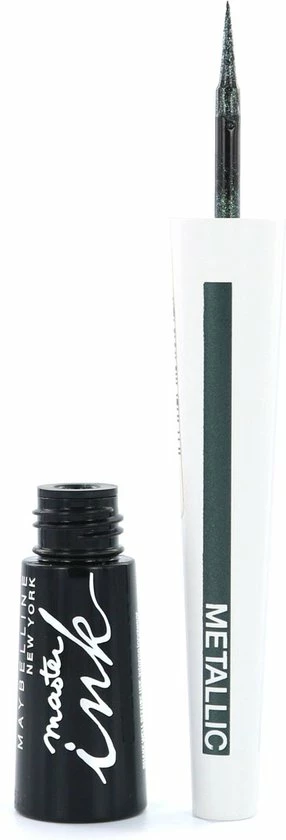 Maybelline Master Ink Metallic Eyeliner - 33 Glimmer Green 3 Maybelline Master Ink Metallic Eyeliner - 33 Glimmer Green - Afbeelding 3