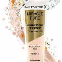 Max Factor Miracle Pure Skin Improving Foundation 040 Light Ivory -L’Oréal Paris SHOP 316x840 2