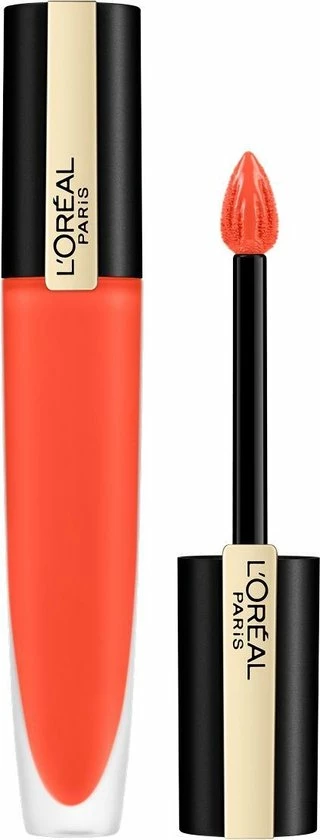 L?Or?al Paris L'Or Al Paris Rouge Signature Lippenstift - 127 I Revolutionize - Rood - Matte Vloeibare Lipstick 10 L?Or?al Paris L'Or Al Paris Rouge Signature Lippenstift - 127 I Revolutionize - Rood - Matte Vloeibare Lipstick - Afbeelding 10