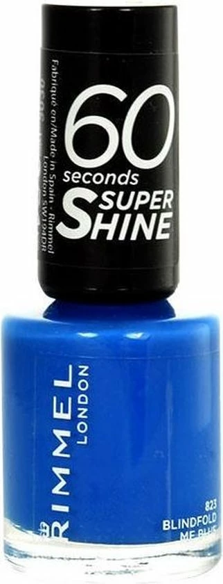 Rimmel London Rimmel - 60 Seconds Supershine Nailpolish - Black Out - Black 2 Rimmel London Rimmel - 60 Seconds Supershine Nailpolish - Black Out - Black - Afbeelding 2