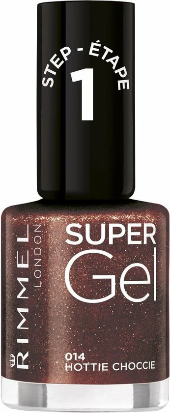 Rimmel London SuperGel Gelnagellak - 014 Hottie Choccie 1 Rimmel London SuperGel Gelnagellak - 014 Hottie Choccie