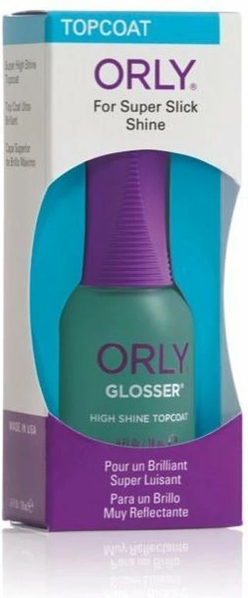 Orly Glosser Topcoat 18 Ml 2 Orly Glosser Topcoat 18 Ml - Afbeelding 2