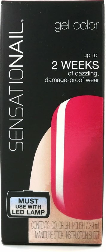 Sensationail Gel Polish - Pink Daisy - Roze - Gel Nagellak 2 Sensationail Gel Polish - Pink Daisy - Roze - Gel Nagellak - Afbeelding 2