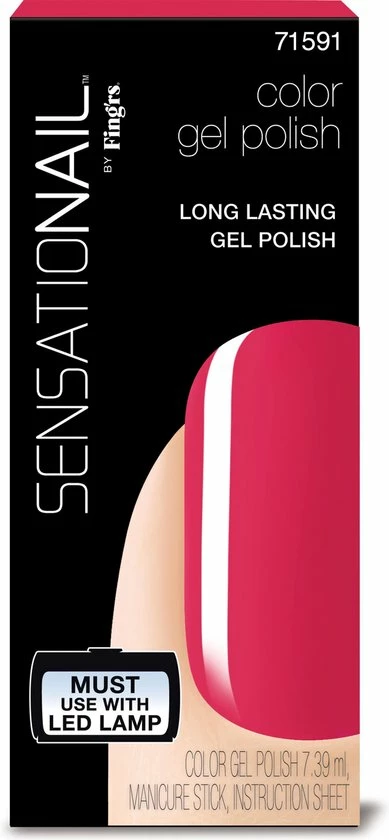 Sensationail Gel Polish - Pink Daisy - Roze - Gel Nagellak 1 Sensationail Gel Polish - Pink Daisy - Roze - Gel Nagellak