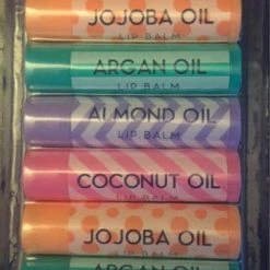 MAX Lippenbalsem 8 Stuks In Diverse Smaken 2 X Coconut - 2 X Argan -2 X Jojoba -2 X Almond - Lippen Balsem