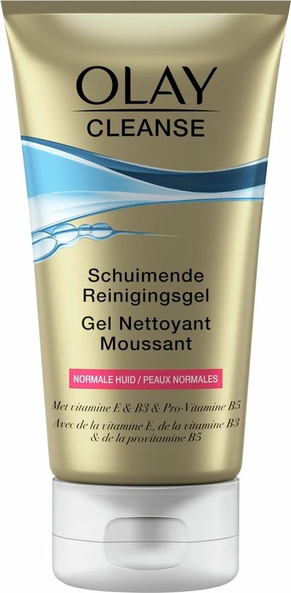Olay Cleanse Schuimende Reinigingsgel - Normale Huid - Huid Herleeft - Vitamines E En B3 - En Provitamine B5 - 150ml 1 Olay Cleanse Schuimende Reinigingsgel - Normale Huid - Huid Herleeft - Vitamines E En B3 - En Provitamine B5 - 150ml
