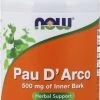 Now Pau D'arco 500 Mg 100 Caps