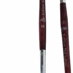 Merkloos Acryl Penseel - EZFlow Acryl Pencil Round #10 En #12 (2 Stuks) - Kolinsky Penseel- Acryl Penseel- Acryl Nagels