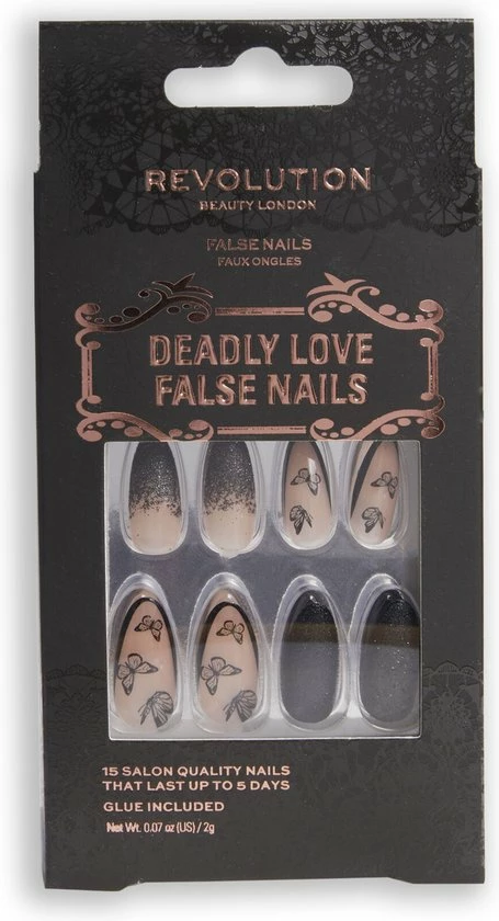 Makeup Revolution - False Nails Deadly Love - Kunstnagels 1 Makeup Revolution - False Nails Deadly Love - Kunstnagels