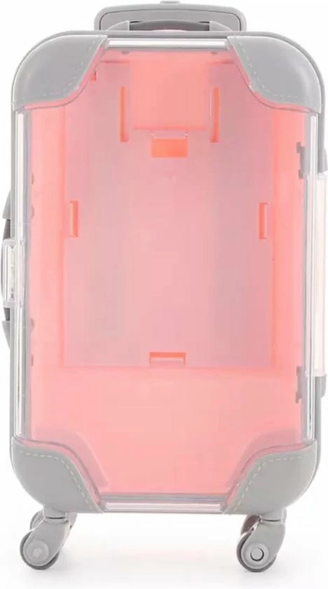 Fatalbeauty Make-Up Organizer - Opbergdoos - Cosmetica - Make-up Koffer - Valse Wimpers - Mini Bagage- NepWimpers - Trolley - Multifunctioneel - Met Wieltjes - Roze 6 Fatalbeauty Make-Up Organizer - Opbergdoos - Cosmetica - Make-up Koffer - Valse Wimpers - Mini Bagage- NepWimpers - Trolley - Multifunctioneel - Met Wieltjes - Roze - Afbeelding 6