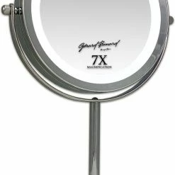 Gerard Brinard Metalen Verlichte Make-up LED Spiegel Dubbelzijdig 17,5CM 7x Vergroting