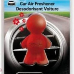 Little Joe Car Kers - Geurverfrisser Voor Auto - Rood - Cherry - Car Air Freshener - Autoparfum Kersen