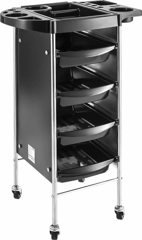 Physa Kapsalon - Trolley Met 4 Laden 3 Physa Kapsalon - Trolley Met 4 Laden - Afbeelding 3
