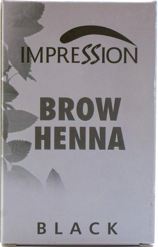 Impression Henna Wenkbrauwverf | Zwart | Black | Noir | Brow Henna | Goed Voor Meer Dan 20 Behandelingen 7 Impression Henna Wenkbrauwverf | Zwart | Black | Noir | Brow Henna | Goed Voor Meer Dan 20 Behandelingen - Afbeelding 7