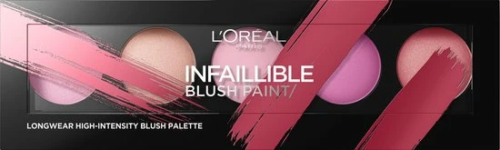 L?Or?al Paris L'Or Al Paris Infaillible Blush Paint - 01 Pink - Blush Palet 1 L?Or?al Paris L'Or Al Paris Infaillible Blush Paint - 01 Pink - Blush Palet
