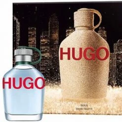 Heren Cadeauset: HUGO BOSS Hugo Man - 125ml Eau De Toilette Spray - 150ml Deo Spray - 50ml Shower Gel