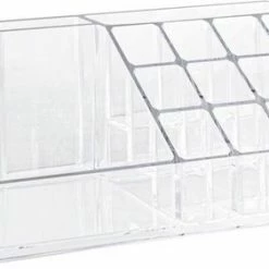 Merkloos Decopatent Make Up Organizer Met 16 Vakken - Makeup Organizer Transparant - Sieraden - Make-up - Cosmetica - Tafel - Opbergdoos -L’Oréal Paris SHOP 550x281 1