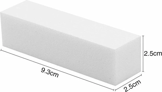 GUAP?? GUAP - Nagelvijl / Blokvijl Wit - Nagel Voorbereiding & Polijsten - High Quality - 3 Stuks 6 GUAP?? GUAP - Nagelvijl / Blokvijl Wit - Nagel Voorbereiding & Polijsten - High Quality - 3 Stuks - Afbeelding 6