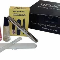 Herome Manicure Set Voor Thuis - De Fijnste Verzorgingsproducten - In 3 Simpele Stappen Gezonde, Sterke En Mooie Nagels - Glanzende Lak - Hydraterende Handcreme - Wonderpen Voor Ge Rriteerde Nagelriemen