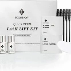 Iconsign - Lash Lift Set Deluxe - Premium Editie - Versnelde Wimperlifting Set -3 Tot 5 Minuten - Extra Uitgebreide Bundel - Professional Starter Kit - 25 Delig - Own Commerce