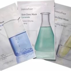 CAIRSKIN INNISFREE Mix & Match 3x Face Mask - Skin Clinic Collection - Korean Beauty Huidverzorging - Korean Beauty Gezichtmaskers - Hydrating - Huidherstellend - Versteviging - Anti Age - Tegen Rimpels - Stralende Huid - Set Van 3 Sheet Masks -L’Oréal Paris SHOP 550x358 1