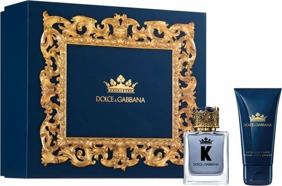 K By Dolce & Gabbana Geschenkset Eau De Toilette 50 Ml En After Shave Balm 50 Ml 1 K By Dolce & Gabbana Geschenkset Eau De Toilette 50 Ml En After Shave Balm 50 Ml