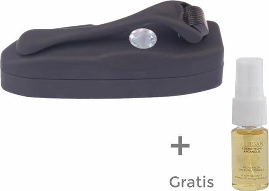 Aurgan.nl Premium Black Dermaroller Met GRATIS Argan Huid & Haarolie - 0.5 Mm 540 Titaniumnaalden | Bestrijdt Littekens, Pigmentvlekken & Huidbeschadiging, Geschikt Voor Het Gezicht & Bevordering Haargroei 3 Aurgan.nl Premium Black Dermaroller Met GRATIS Argan Huid & Haarolie - 0.5 Mm 540 Titaniumnaalden | Bestrijdt Littekens, Pigmentvlekken & Huidbeschadiging, Geschikt Voor Het Gezicht & Bevordering Haargroei - Afbeelding 3