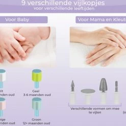 FOOCCA Baby Nagelknipper - Oplaadbaar - Baby Manicureset - Baby Verzorgingsset - Baby Nagelvijl - Baby Nagelschaartje - Baby Nagelset - Elektrisch - Oplaadbaar -L’Oréal Paris SHOP 550x403