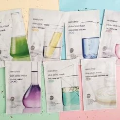 CAIRSKIN INNISFREE Mix & Match 3x Face Mask - Skin Clinic Collection - Korean Beauty Huidverzorging - Korean Beauty Gezichtmaskers - Hydrating - Huidherstellend - Versteviging - Anti Age - Tegen Rimpels - Stralende Huid - Set Van 3 Sheet Masks -L’Oréal Paris SHOP 550x411 1