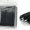Lashes & More - 100 Stuks Wegwerp Microbrushes - Zwart - Wimpers Uitbreiding - Individuele Lash Verwijderen - Wattenstaafje - Micro Borstel Voor Wimper Extensions Tool- Microbrush