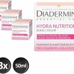 Diadermine Essential Care Hydra Nutrition Dagcreme 3x 50ml- Voordeelverpakking -L’Oréal Paris SHOP 550x438 4