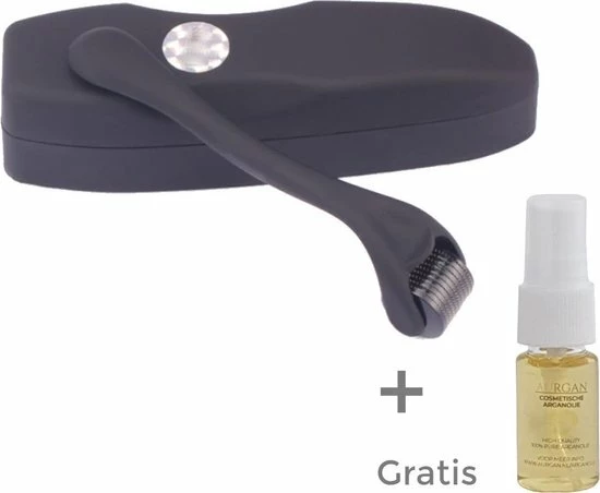 Aurgan.nl Premium Black Dermaroller Met GRATIS Argan Huid & Haarolie - 0.5 Mm 540 Titaniumnaalden | Bestrijdt Littekens, Pigmentvlekken & Huidbeschadiging, Geschikt Voor Het Gezicht & Bevordering Haargroei 1 Aurgan.nl Premium Black Dermaroller Met GRATIS Argan Huid & Haarolie - 0.5 Mm 540 Titaniumnaalden | Bestrijdt Littekens, Pigmentvlekken & Huidbeschadiging, Geschikt Voor Het Gezicht & Bevordering Haargroei