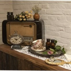 Clayre & Eef Handspiegel 13x27 Cm Goudkleurig Kunststof Glas Make Up Spiegel Cadeau Voor Haar -L’Oréal Paris SHOP 550x457 5