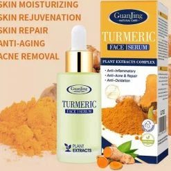 IBHW Lifestyle 30ml Kurkuma Serum | Hyaluronzuur | Opruiming | Turmeric | Hydraterend | Anti - Acne | Herstellend | Pigment | Dierproefvrij | Vegan | Glutenvrij | Natuurlijk | 25ml ISO Gecertificeerd | Voordeel | Aanbieding | Aloe Vera