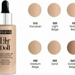 Pupa Milano Pupa Like A Doll Make-Up Fluid 020 Light Beige -L’Oréal Paris SHOP 550x479 2
