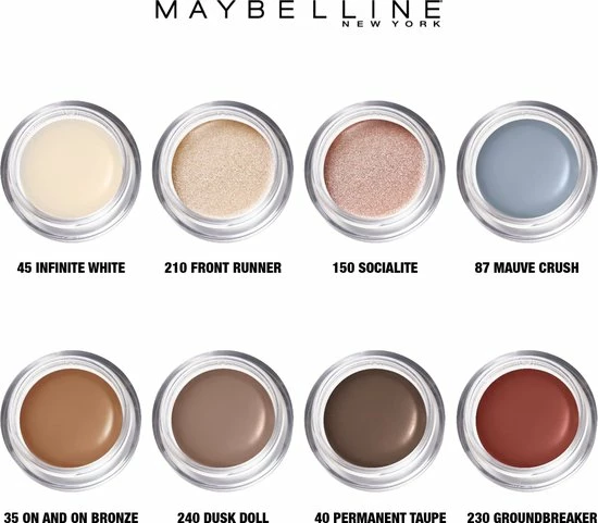 Maybelline Color Tattoo 24H Oogschaduw - 210 Front Runner - Nude 5 Maybelline Color Tattoo 24H Oogschaduw - 210 Front Runner - Nude - Afbeelding 5