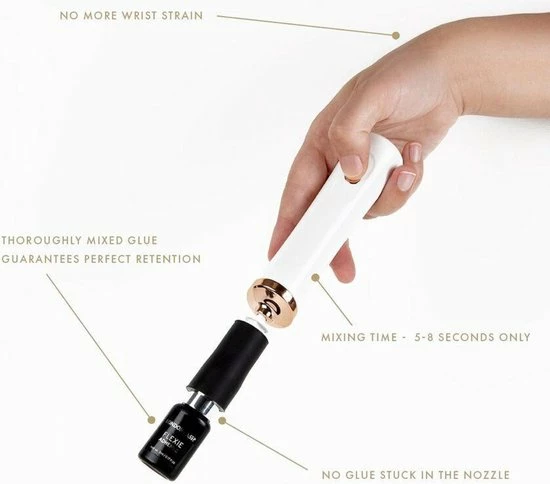 Lashes & More - GLUE SHAKER - Lijmschudder - Inkt Mixen - GLUE MIXER - Voor Het Goed Mengen Van Wimperlijm Nagellak Pigment Of Tattoo Inkt - Met Ventilator 6 Lashes & More - GLUE SHAKER - Lijmschudder - Inkt Mixen - GLUE MIXER - Voor Het Goed Mengen Van Wimperlijm Nagellak Pigment Of Tattoo Inkt - Met Ventilator - Afbeelding 6