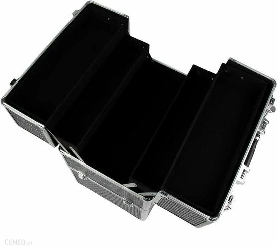 MEGA BEAUTY SHOP® Koffer Groot Zwart Met Stras-Beautycase-Nagelstyliste Koffer-Make Up Koffer- Beauty Koffer 2 MEGA BEAUTY SHOP® Koffer Groot Zwart Met Stras-Beautycase-Nagelstyliste Koffer-Make Up Koffer- Beauty Koffer - Afbeelding 2