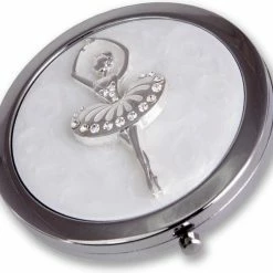Sweet Lake Company Make-Up Spiegel Ballerina ,Make-up Spiegel Zakspiegel - Tasspiegel - Hand Spiegel - Mini Spiegel - Kleine Spiegel - 2 Spiegels - Normale Spiegel - 2x Vergrotende Spiegel, Moederdag