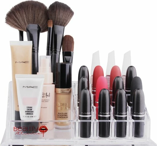 Beauty Attraction Make Up Organizer – Opbergdoos – Nagellak – Organizer 22 X 2,12 X 5,8 CM – 24 X 15 X 11 CM – Transparant 2 Beauty Attraction Make Up Organizer – Opbergdoos – Nagellak – Organizer 22 X 2,12 X 5,8 CM – 24 X 15 X 11 CM – Transparant - Afbeelding 2