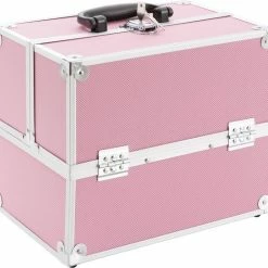 AREBOS Cosmeticakoffer Beauty Case Multikoffer 15 L Roze
