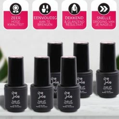 Miss Jules - 6-Delige Gellak Starterspakket - Nagellak - Kleur Rood & Roze - Glanzend & Dekkend Resultaat -L’Oréal Paris SHOP 550x521 5