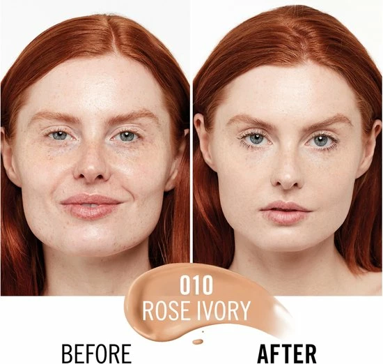 Rimmel London KIND & FREE Vegan Foundation 010 Rose Ivory 2 Rimmel London KIND & FREE Vegan Foundation 010 Rose Ivory - Afbeelding 2