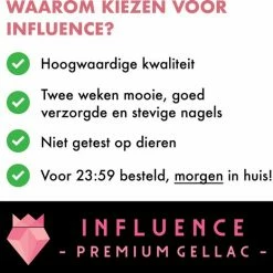 Influence - Premium Gellac #PRIMER - Influence Gellac - UV Gellak - Gel Nagellak - Gellac - Kado Vrouw - Sinterklaascadeau - Sinterklaas Kado - Kerstcadeau - Kerst Cadeau - 10 Ml -L’Oréal Paris SHOP 550x523 8