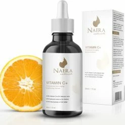 Naera Vitamine C Serum 30 ML - Gezichtsserum Met Vitamine E & Hyaluronzuur - Beschermt Tegen Acne / Littekens / Pigmentatie / Anti Rimpel / Anti Aging - Geschikt Voor Gezicht - Gezichtsverzorging / Huidverzorging - Hydraterend Skincare