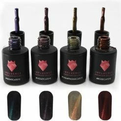 Merkloos #CATEYESERIE - Influence Gellac - Rode Gellak - Groene Gellak - Blauwe Gellak - Gellak Rood UV - Gellak Groen UV - Gellak Blauw UV - UV Gellak - Gel Nagellak - Kado Vrouw - Sinterklaascadeau - Sinterklaas Kado - Kerstcadeau - Kerst Cadeau - 3 X 10 Ml